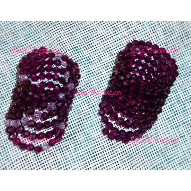 Մանուշակագույն քարերով թևնոց