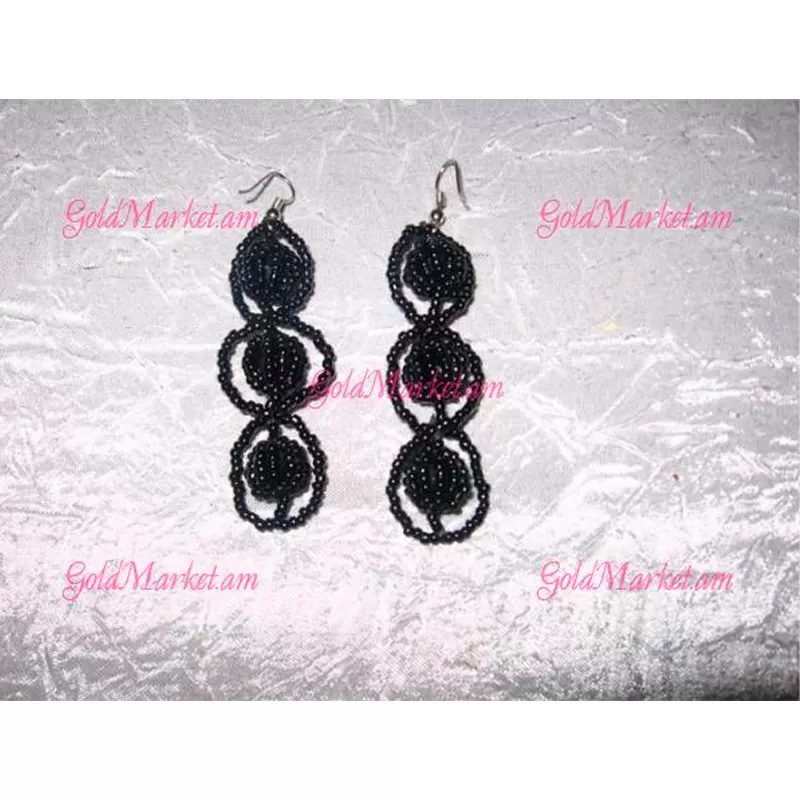 Սև քարերով ականջօղեր