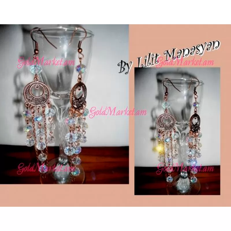 Լուսնաձև թափվող ականջօղեր