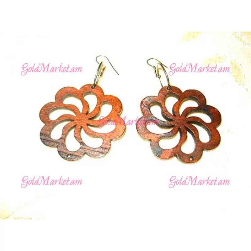 Earrings with Armenian ornament