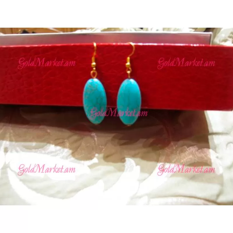 Ականջօղեր բնական քարերից