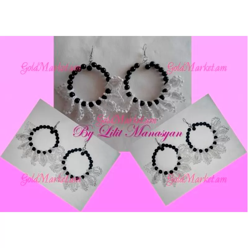 Օղեր սև քարերով