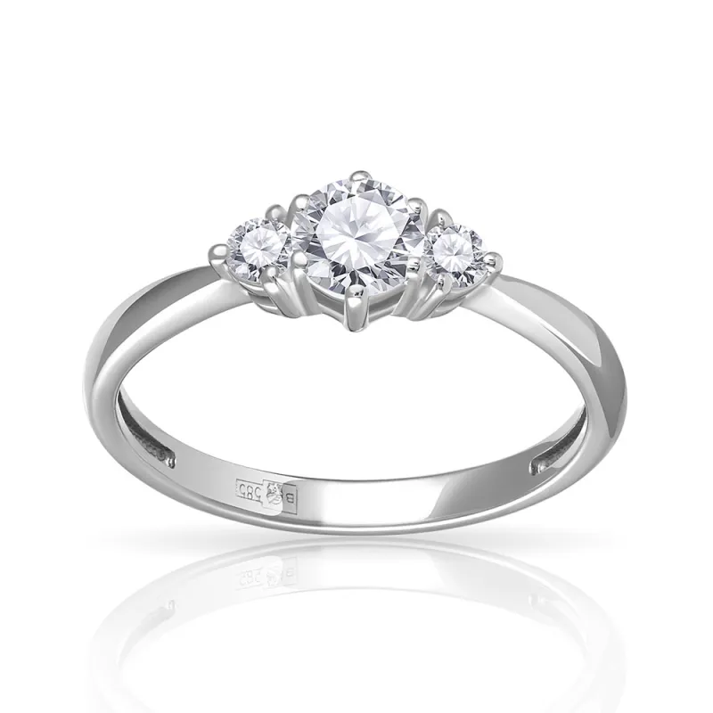 Ոսկե մատանի ադամանդներով