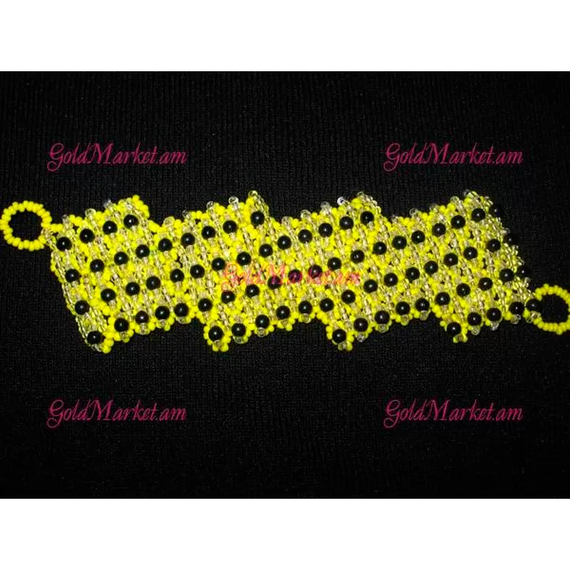 Թևնոց դեղին քարերով