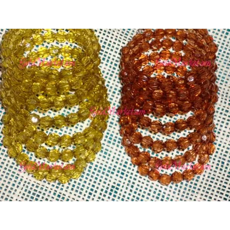 Դեղին-գազարագոըյն քարերով թևնոց